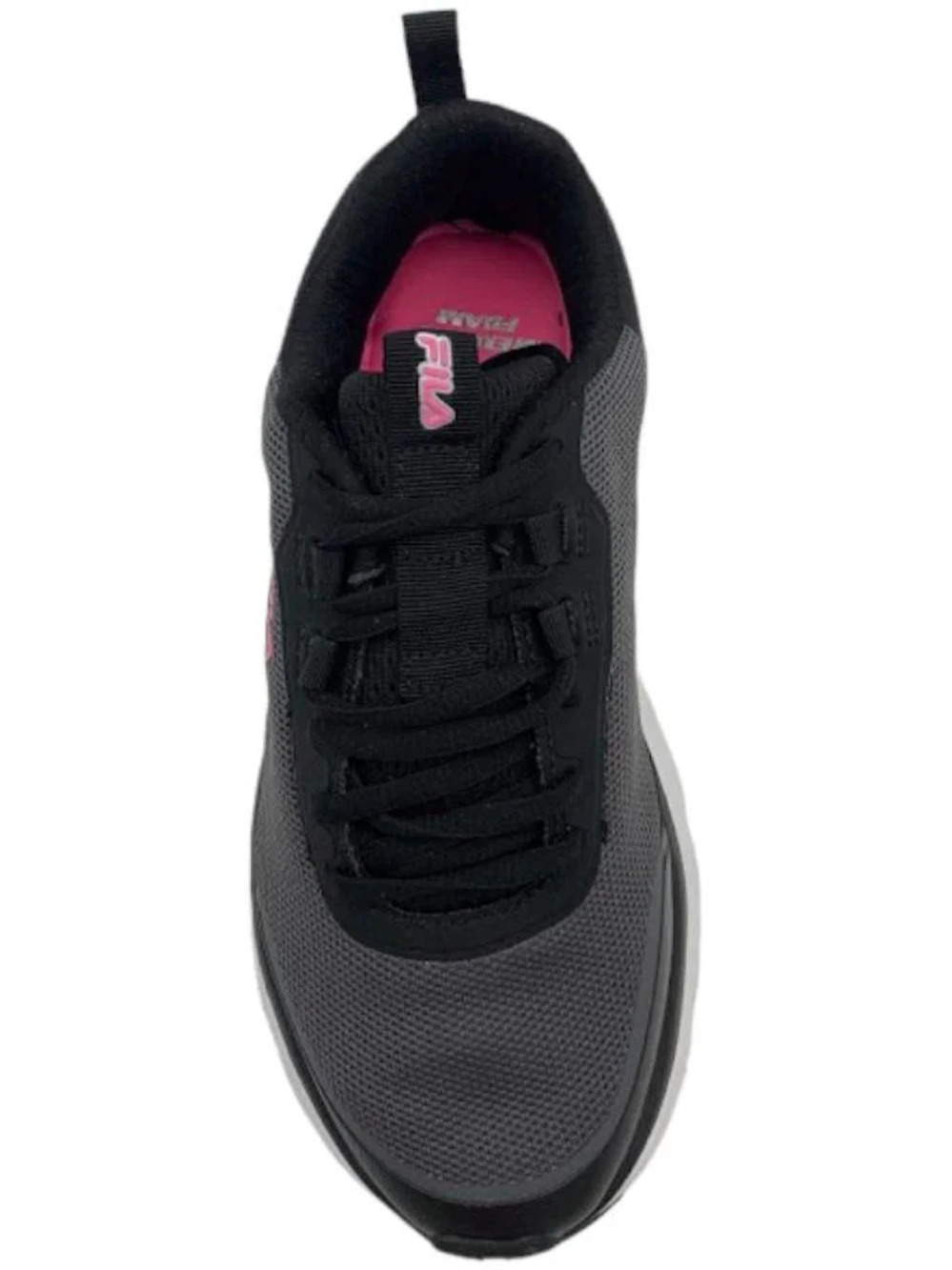 FILA Women's Memory Trexler Sneaker Black/Gray/Pink - Medium - Picture 2 of 3